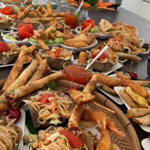 Thailändisches Buffet Beispiel